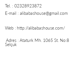 Ali Baba's House iletiim bilgileri