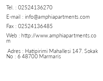 Amphi Apartments iletiim bilgileri