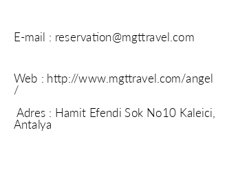 Antalya Grand Angel Hotel iletiim bilgileri