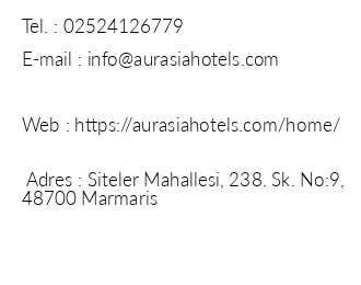 Aurasia Beach Hotel iletiim bilgileri