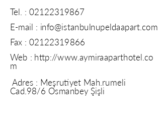 Aymira Apart Hotel iletiim bilgileri