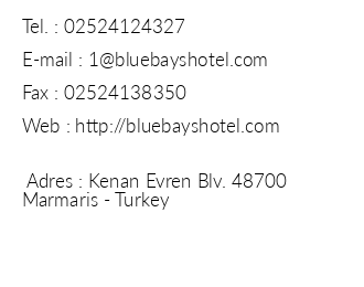 Blue Bay Classic Hotel iletiim bilgileri
