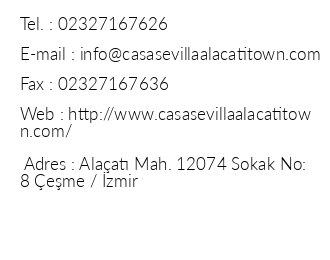 Casa Sevilla Alaat Town iletiim bilgileri