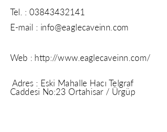 Eagle Cave nn iletiim bilgileri