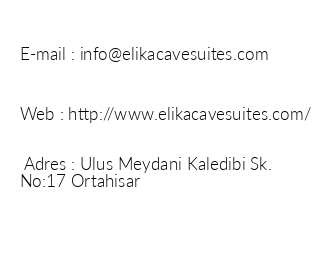 Elika Cave Suites iletiim bilgileri