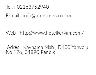 Emsa Kervan Hotel iletiim bilgileri