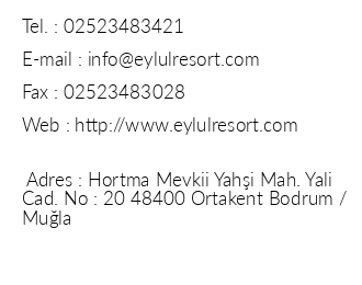 Eyll Resort Hotel iletiim bilgileri
