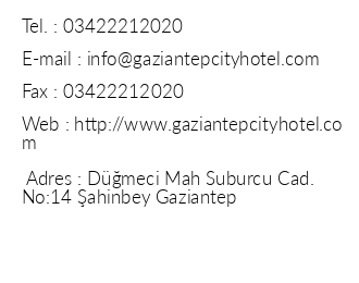 Pamuk City Hotel iletiim bilgileri