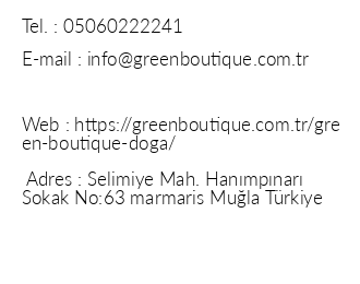 Green Boutique Hotel Doa iletiim bilgileri