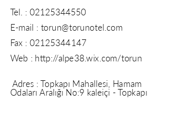 Hotel Torun iletiim bilgileri