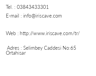 ris Cave Cappadocia iletiim bilgileri