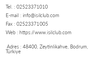 Il Club iletiim bilgileri