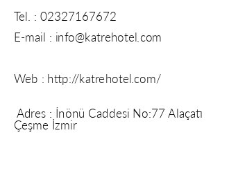 Alaat Katre Hotel iletiim bilgileri