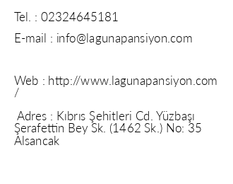 Laguna Otel & Pansiyon iletiim bilgileri