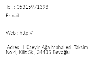 Mimoza Taksim Apart Hotel iletiim bilgileri