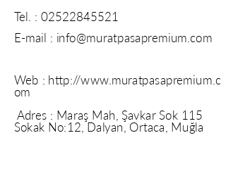 Murat Paa Premium iletiim bilgileri