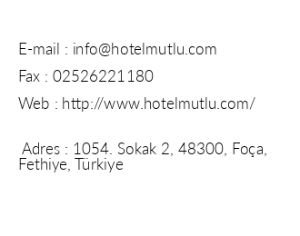 Hotel Mtlu iletiim bilgileri