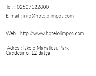 Olimpos Hotel iletiim bilgileri
