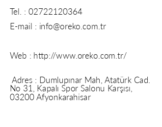 Oreko Express Otel iletiim bilgileri