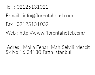 Ottoman Elteufik Hotel iletiim bilgileri