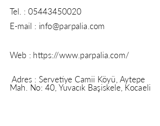 Parpalia Otel iletiim bilgileri