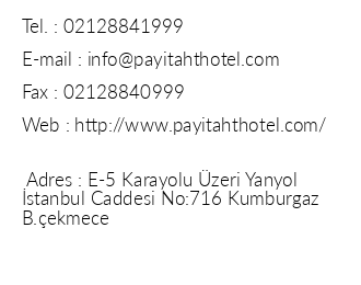 Payitaht Hotel iletiim bilgileri