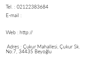 Taksim Cmlm Suit Apart Otel iletiim bilgileri
