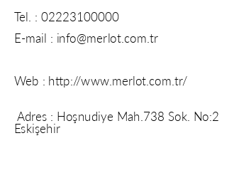 The Merlot Hotel iletiim bilgileri